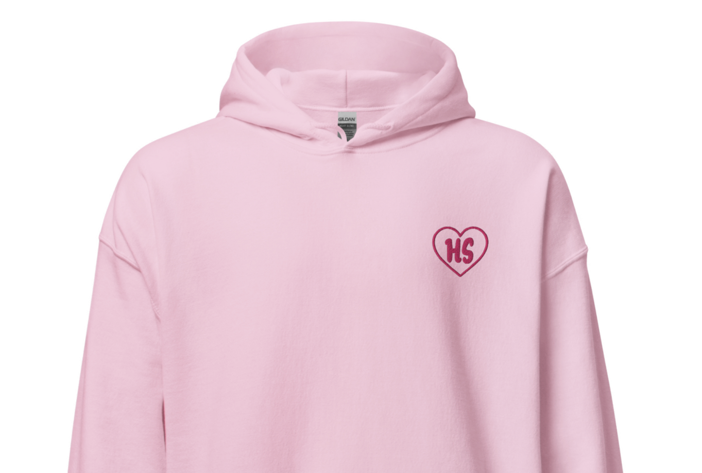 EMBROIDERY | Pink Heart HS Hoodie